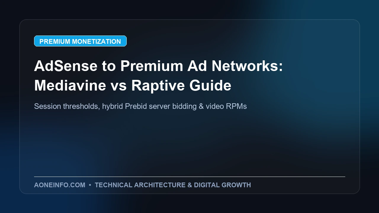 AdSense to Mediavine and Raptive publisher migration guide and revenue comparison