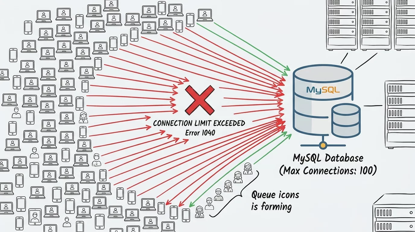 MySQL too many connections