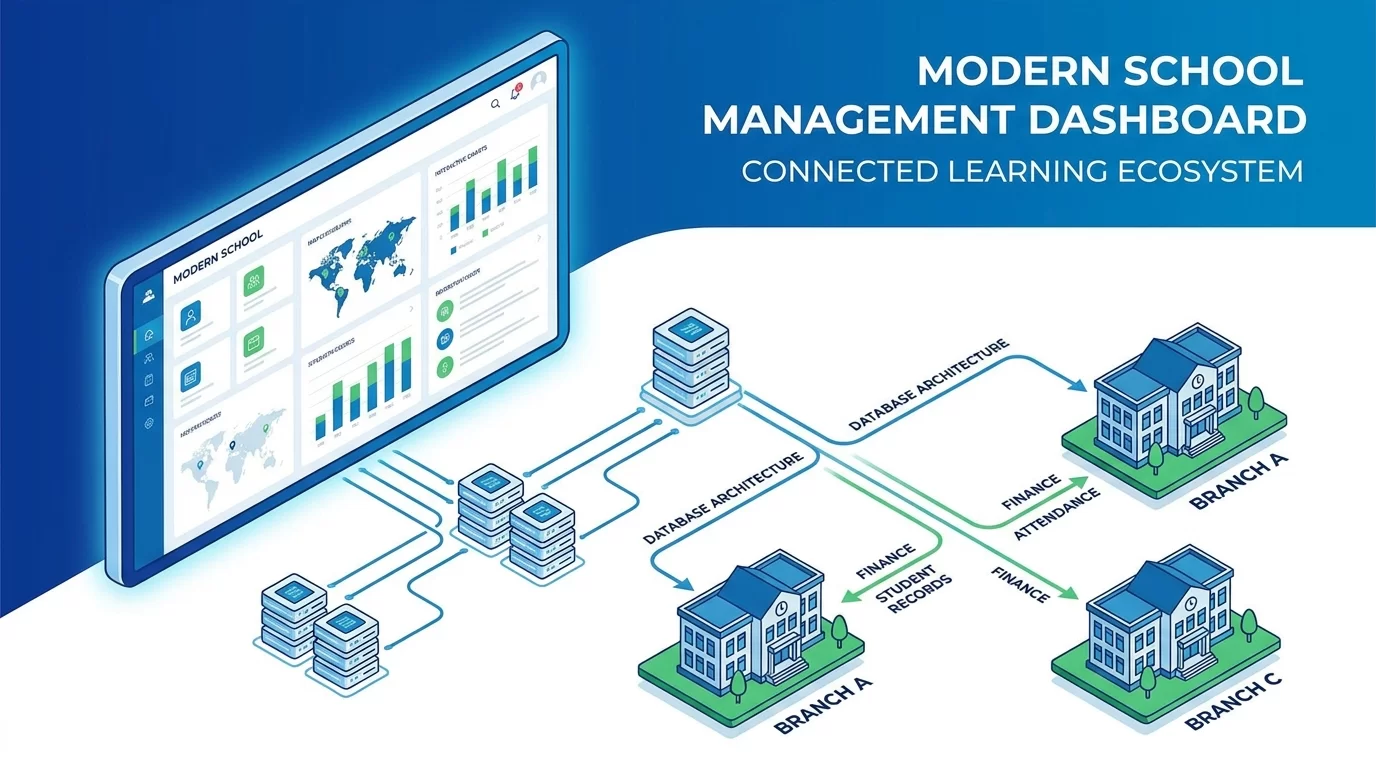 How to Securely Handle Multi-Branch Database Schemas in a School Management System
